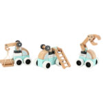 Комплект дървени машини с движещи се елементи - Image 3