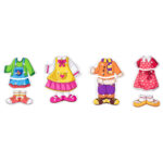 Дървен пъзел Момиче с дрешки за шиене - Image 3