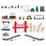 Комплект електрическо влакче с аксесоари, 80 части - Image 2