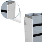 Органайзер за Играчки, Етажерка за Детска Стая, Шкаф, Секция с Кутии за Съхранение - Бяло, Сиво - Image 6