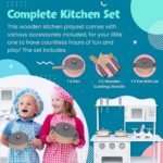 Детска Дървена Кухня GINGER HOME Бяла W10C404H - Image 7