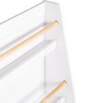 Детска Етажерка GINGER HOME, Дървен Органайзер за Книжки и Играчки, Бял Цвят, за Уютната Детска Стая - Image 5