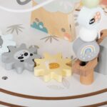 Детска Дървена Образователна Маса с Лабиринт и Мъниста GINGER HOME, 40x40x54 см - Image 5