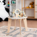 Детска Дървена Образователна Маса с Лабиринт и Мъниста GINGER HOME, 40x40x54 см - Image 7