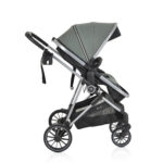 Комбинирана детска количка Kali маслиново-зелен - Image 5