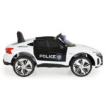 Акумулаторна кола Audi RS e-tron 717 бял полиция - Image 3