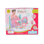 Кукла 31 см пишкаща с легло и стол за хранене 8295 - Image 3