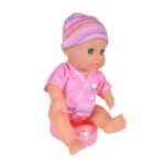 Кукла 31 см пишкаща с легло и стол за хранене 8295 - Image 5