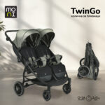 Количка за близнаци TwinGo Mineral-green - Image 2