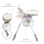 Детски стол за хранене Kimchi каки - Image 2