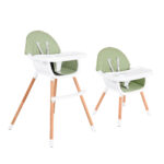 Дървен стол за хранене Gelato 2в1 мента - Image 3