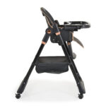 Детски стол за хранене с подарък Lindo черен - Image 5