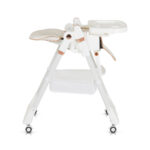 Детски стол за хранене с подарък Lindo бял - Image 7