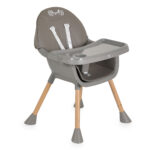 Стол за хранене Biscotti 2 в 1 сив - Image 7