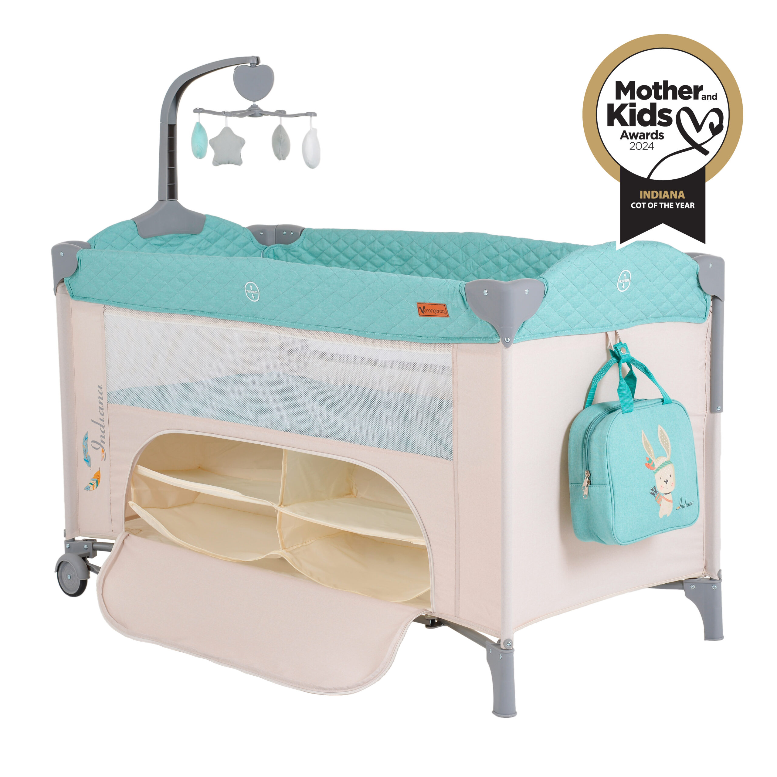 Детска кошара Indiana мента