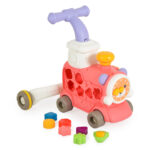 Играчка за прохождане 3в1 Happy Train pink - Image 8