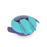 Купа с лъжица и вилица Jelly син F1730 - Image 9