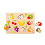 Дървен пъзел с дръжки Плодове TY854 - Image 3