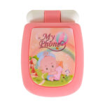 Бебешки музикален телефон с капаче Pink K999-95G