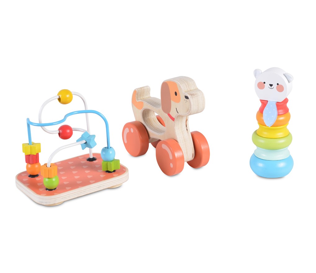 Дървен сет с играчки 2203