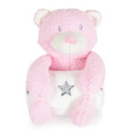 Одеяло 90/75 cm с играчка Rory Bear розов - Image 4