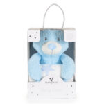 Одеяло 90/75 cm с играчка Rory Bear син - Image 5