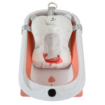 Сгъваем бебешки комплект за баня Balena розов - Image 11