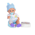 Кукла 31cm пишкаща с обувки и гърне син 8265 - Image 4