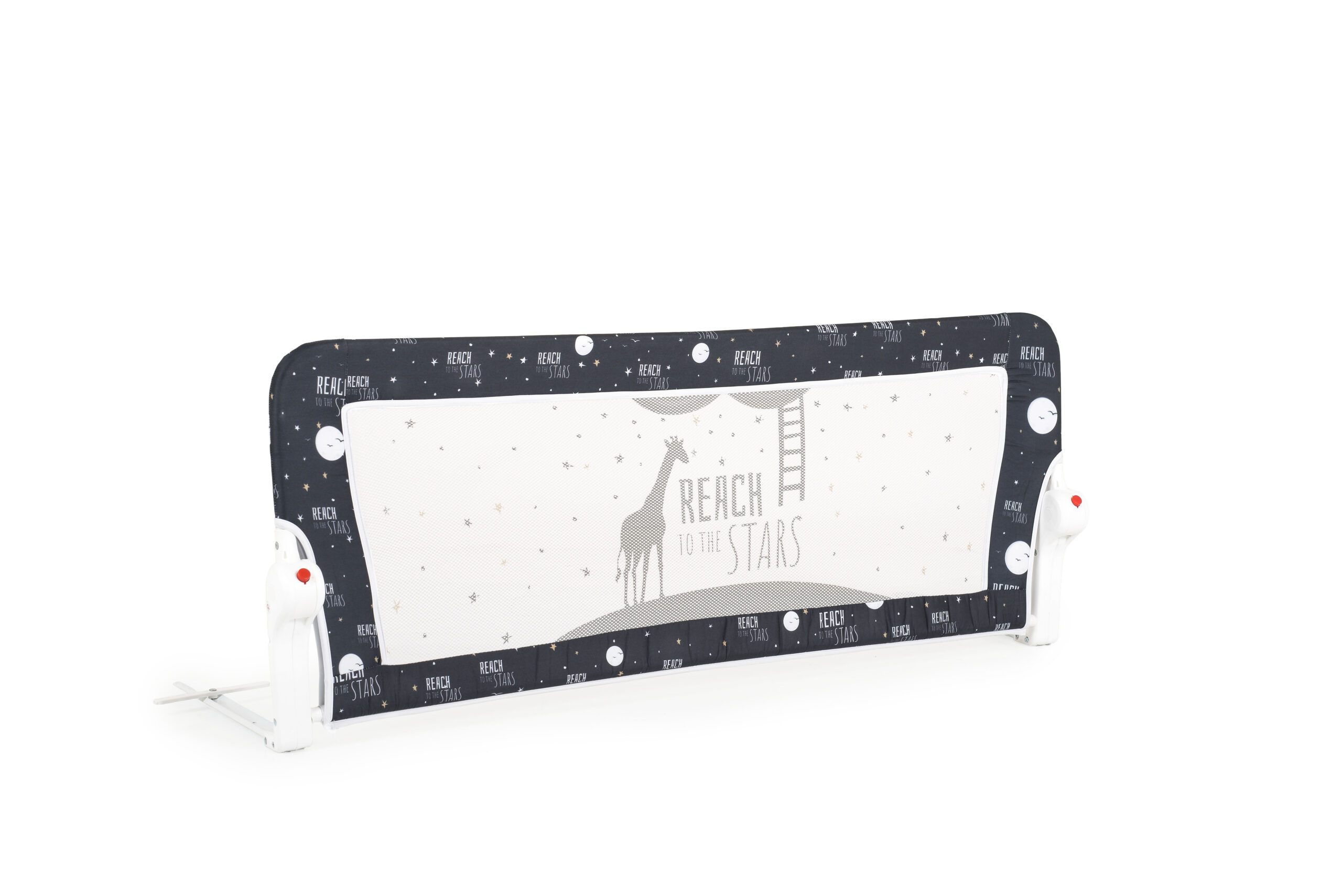 Преграда за легло 120 cm черен