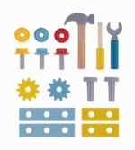 Дървен сет с инструменти TK273 - Image 2