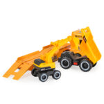 Автовоз с багер и самосвал 666-68F - Image 2