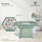 Детска кошара за игра Playbox зелен - Image 2