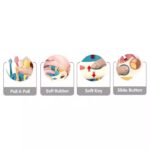 Бебешка сензорна играчка UFO red - Image 2