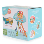 Бебешка сензорна играчка Elephant 2890-blue - Image 3