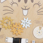 Дървена монтесори дъска Cat - Image 3