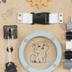 Дървена монтесори дъска Cat - Image 4