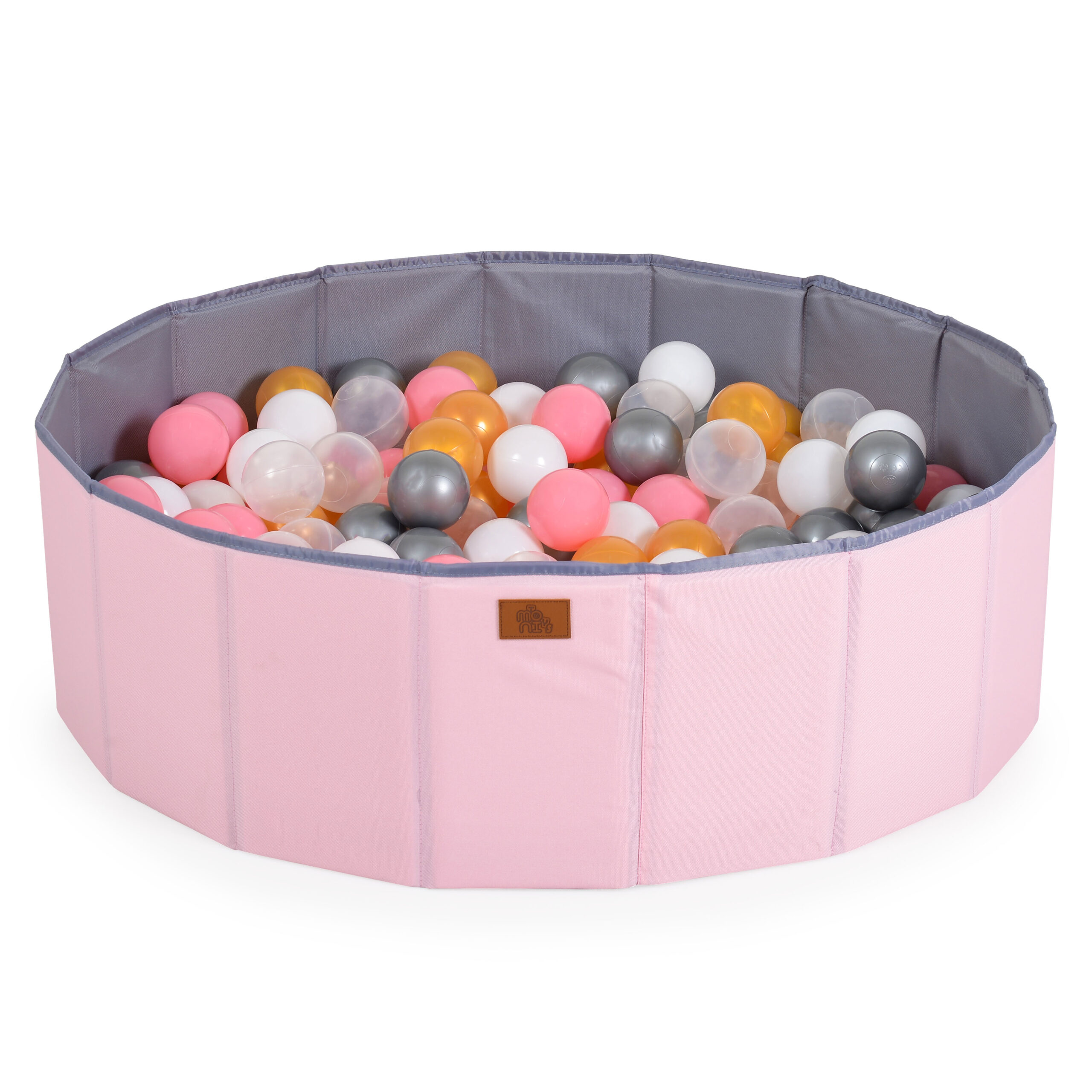 Сгъваем басейн с 90бр. топки Melo-розов