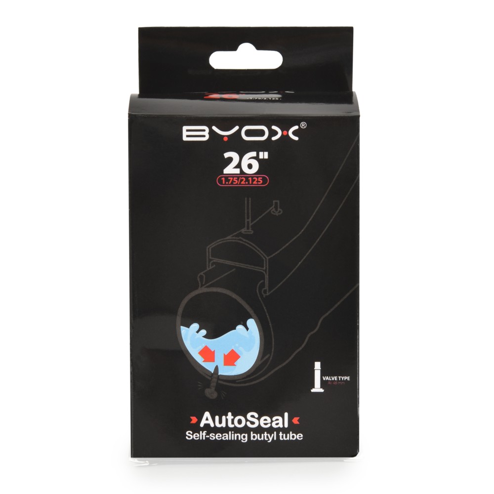 Вело вътрешна BYOX AutoSeal 26 х1.75/2.125 48мм