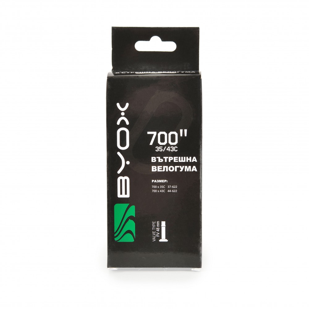 Вело вътрешна гума BYOX 700 х 35/43C, F/V 48mm