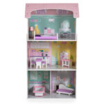 Дървена къща за кукли с обзавеждане Anna 4121 - Image 2