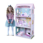 Дървена къща за кукли с обзавеждане Anna 4121 - Image 5