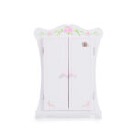 Дървена мебел за кукла - гардероб бял 011 - Image 5