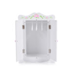 Дървена мебел за кукла - гардероб бял 011 - Image 6