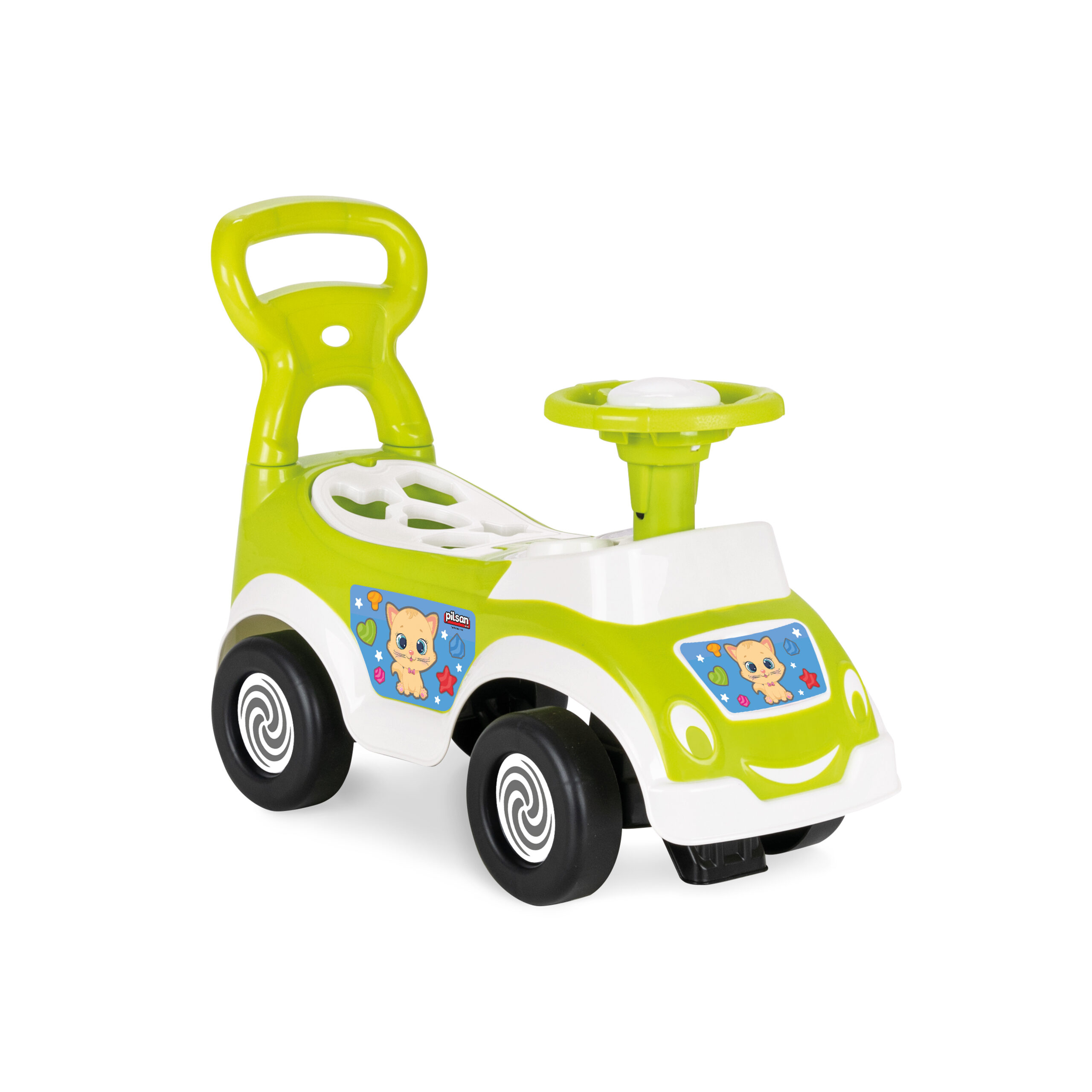 image Кола за бутане Pilsan със сортер 07828 зелен - Image 1