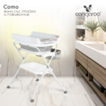 Вана със стойка и повивалник Como розов - Image 2