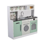 Дървена кухня със светещи котлони 7257 - Image 3