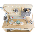 Дървена работилница с инструменти и кран + колан за инструменти - Image 9