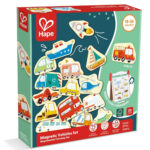 Дървени магнитни фигури Превозни средства, Hape - Image 10