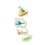 Дървени магнитни фигури Превозни средства, Hape - Image 9