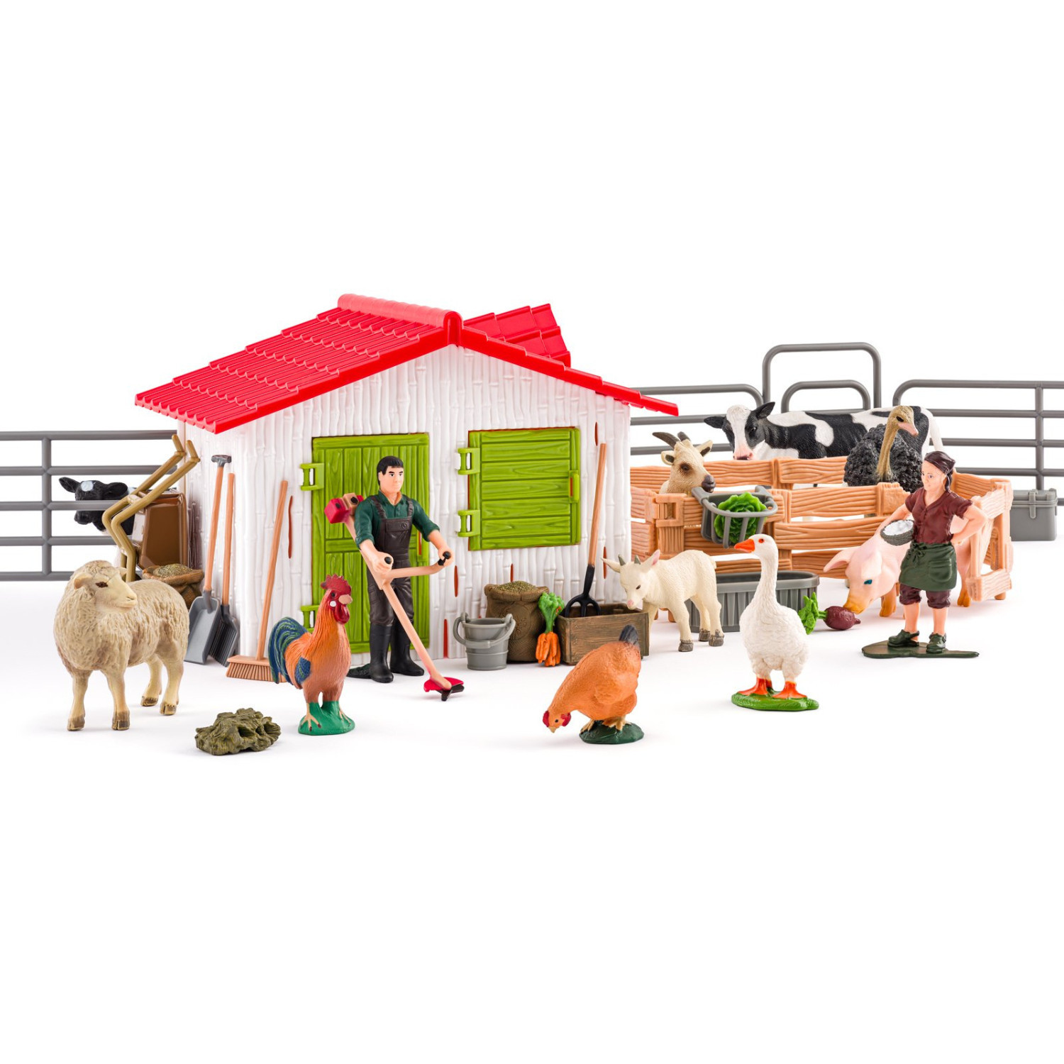 Ферма с животни и аксесоари, 48 части